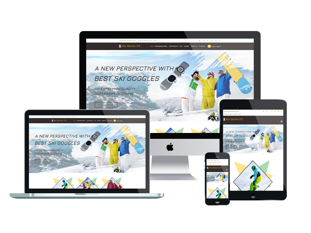 Ws Snowlife – Snowboarding Clothing Stores Woocommerce Wordpress Theme