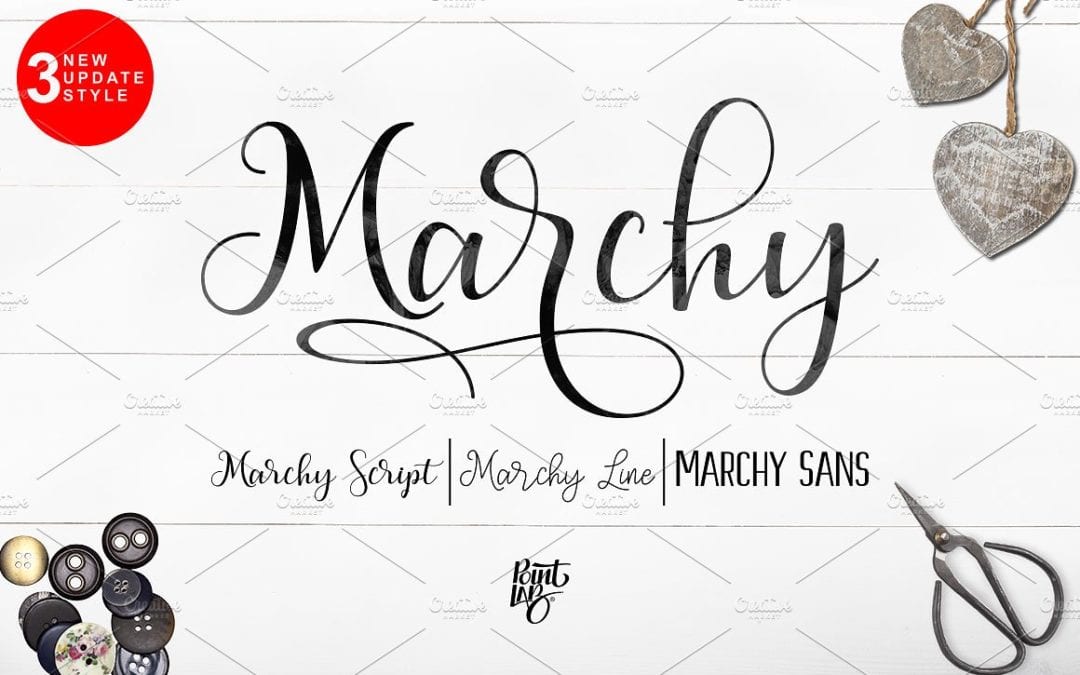 Marchy Handmade Script Font