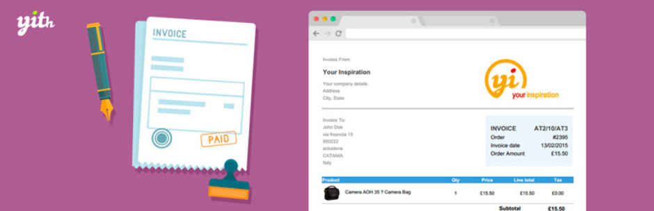 YITH WooCommerce PDF Invoice and Shipping List