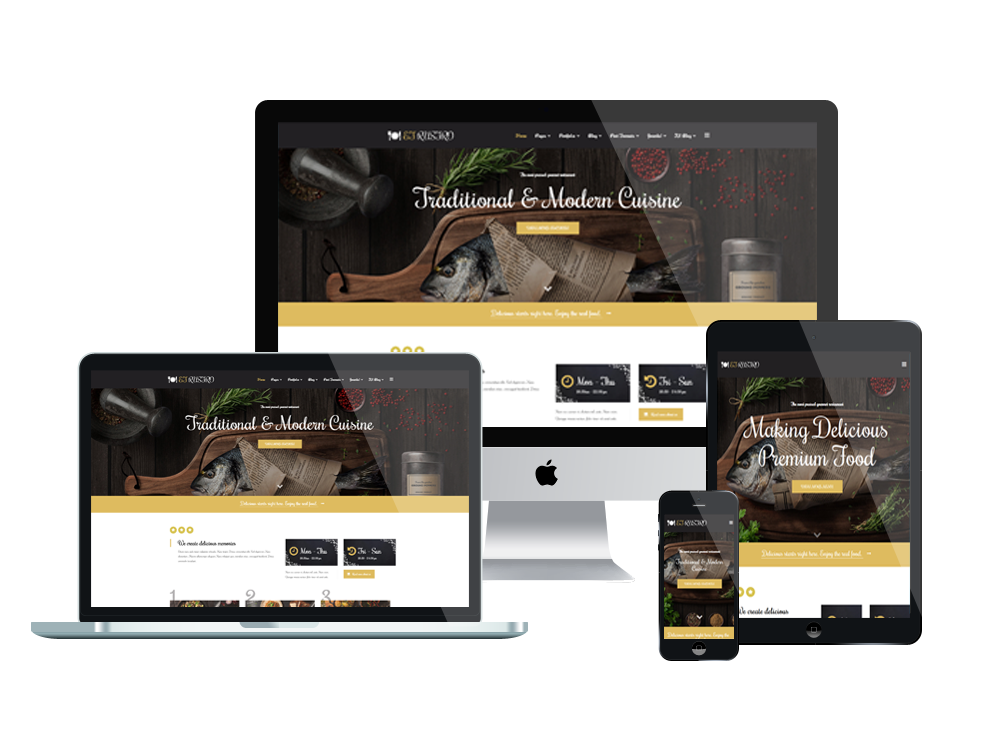 Top Best Free Restaurant Website Templates For Joomla 2020 Ltheme