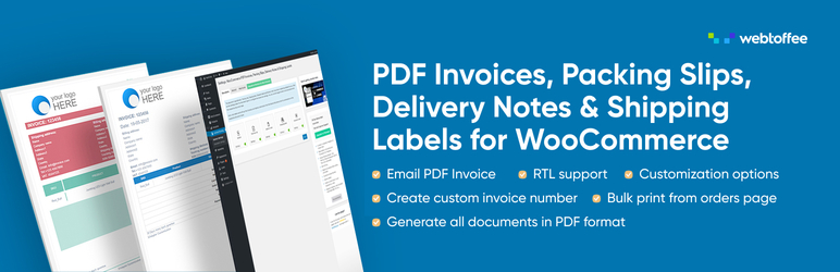 Woocommerce Pdf Invoices, Packing Slips, Delivery Notes &Amp; Shipping Labels