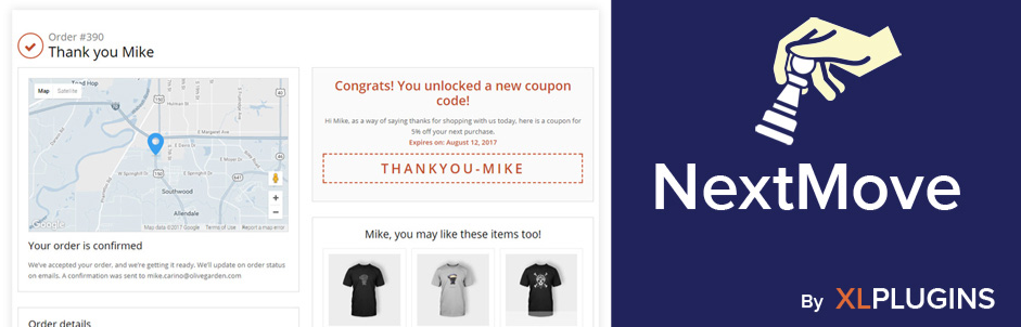Woocommerce Thank You Page – Nextmove Lite