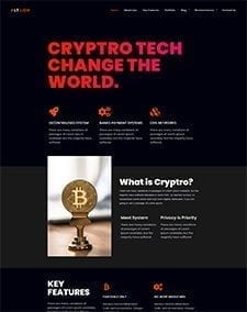 Lt Lico Onepage – Free Single Page Responsive Cryptocurrency Website Template