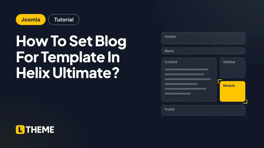How To Set Blog For Template In Helix Ultimate?