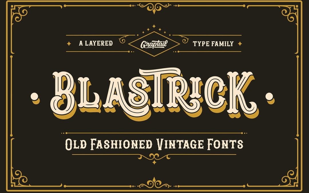 Blastrick Modern Vintage Font