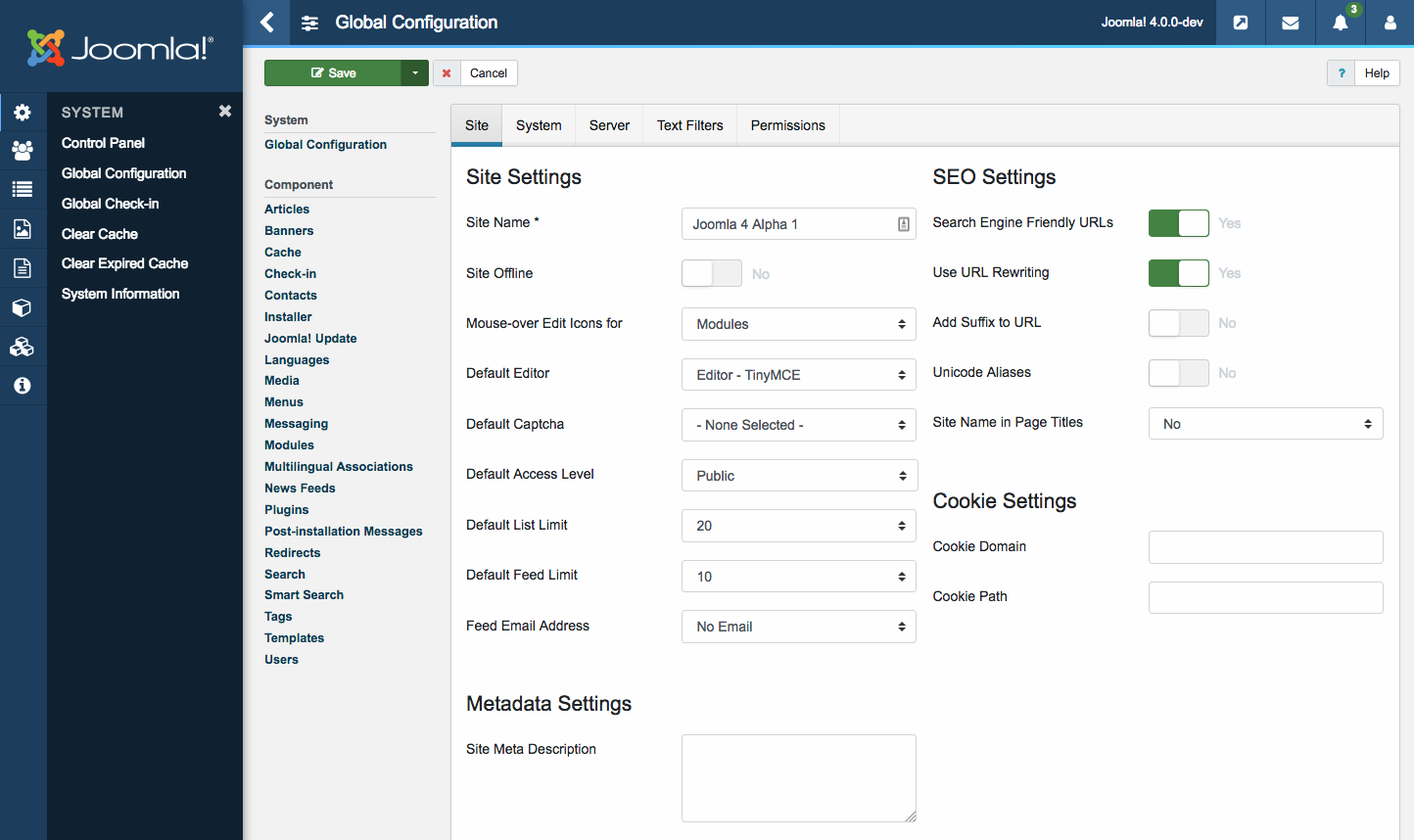 latest version of joomla