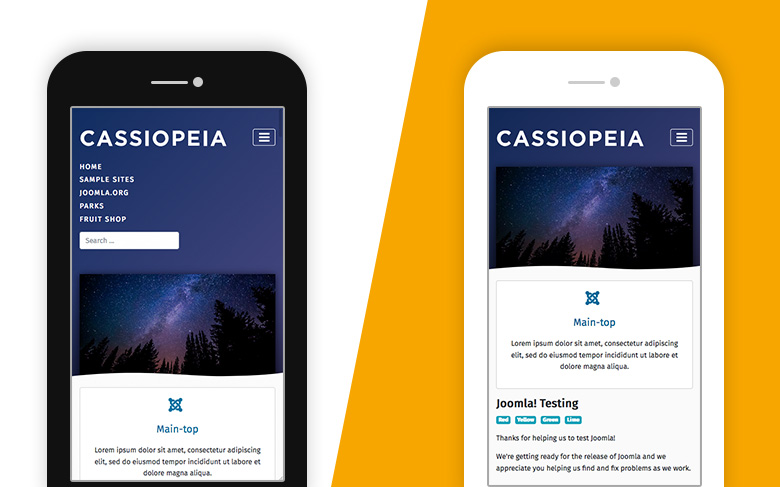 Introduce Cassiopeia - Joomla 4 New Frontend template