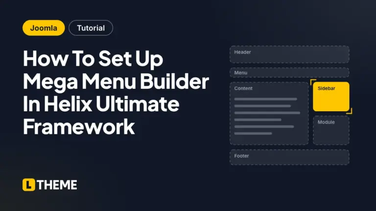 How To Set Up Mega Menu Builder In Helix Ultimate Framework