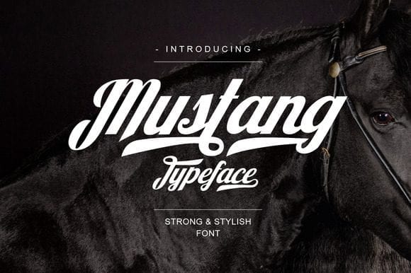Mustang Modern Script Typeface