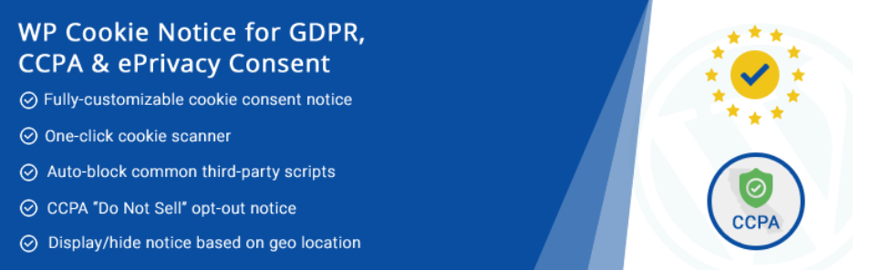 Wp Cookie Notice For Gdpr, Ccpa &Amp; Eprivacy Consent