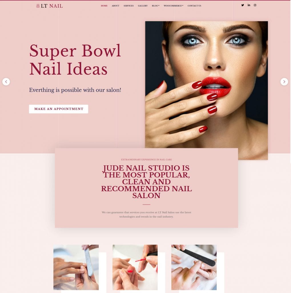 Lt Nail Wordpress Theme