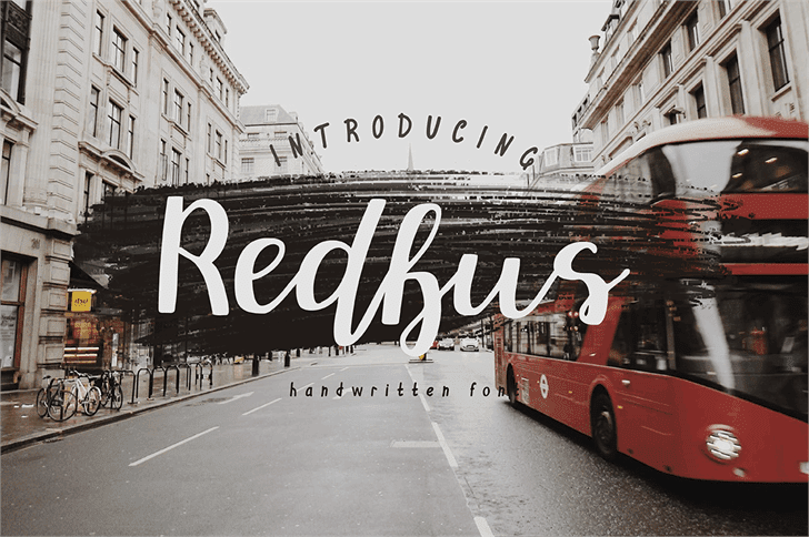 Redbus Handmade Brush Font