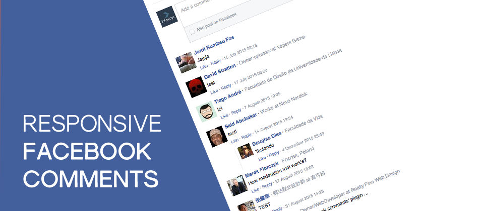 Responsive Facebook Comments Joomla Social Comments Extensions