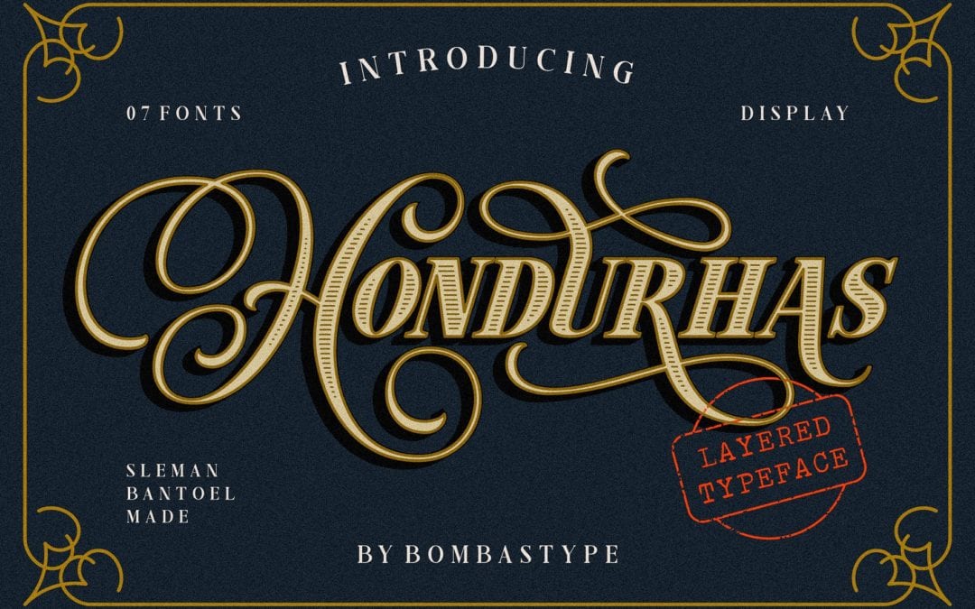 Hondurhas Free Display Fonts