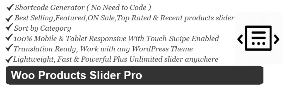 Woocommerce Product Slider Plugin 3