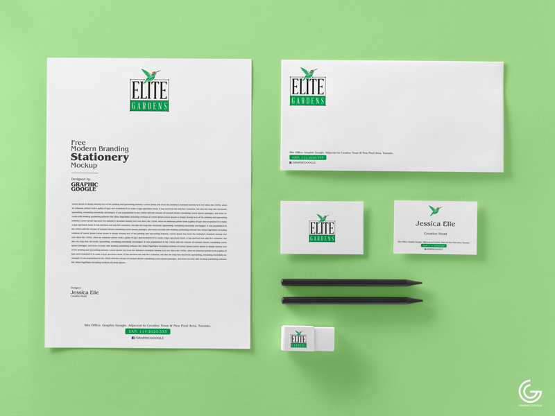 Download Free Branding Stationery MockUp PSD Template - LTHEME