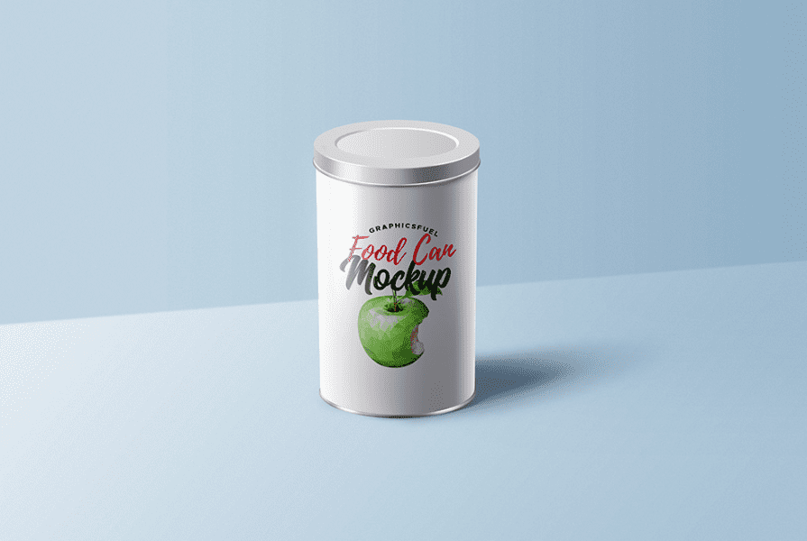 Download Free Food Can Mockup PSD Template - LTHEME