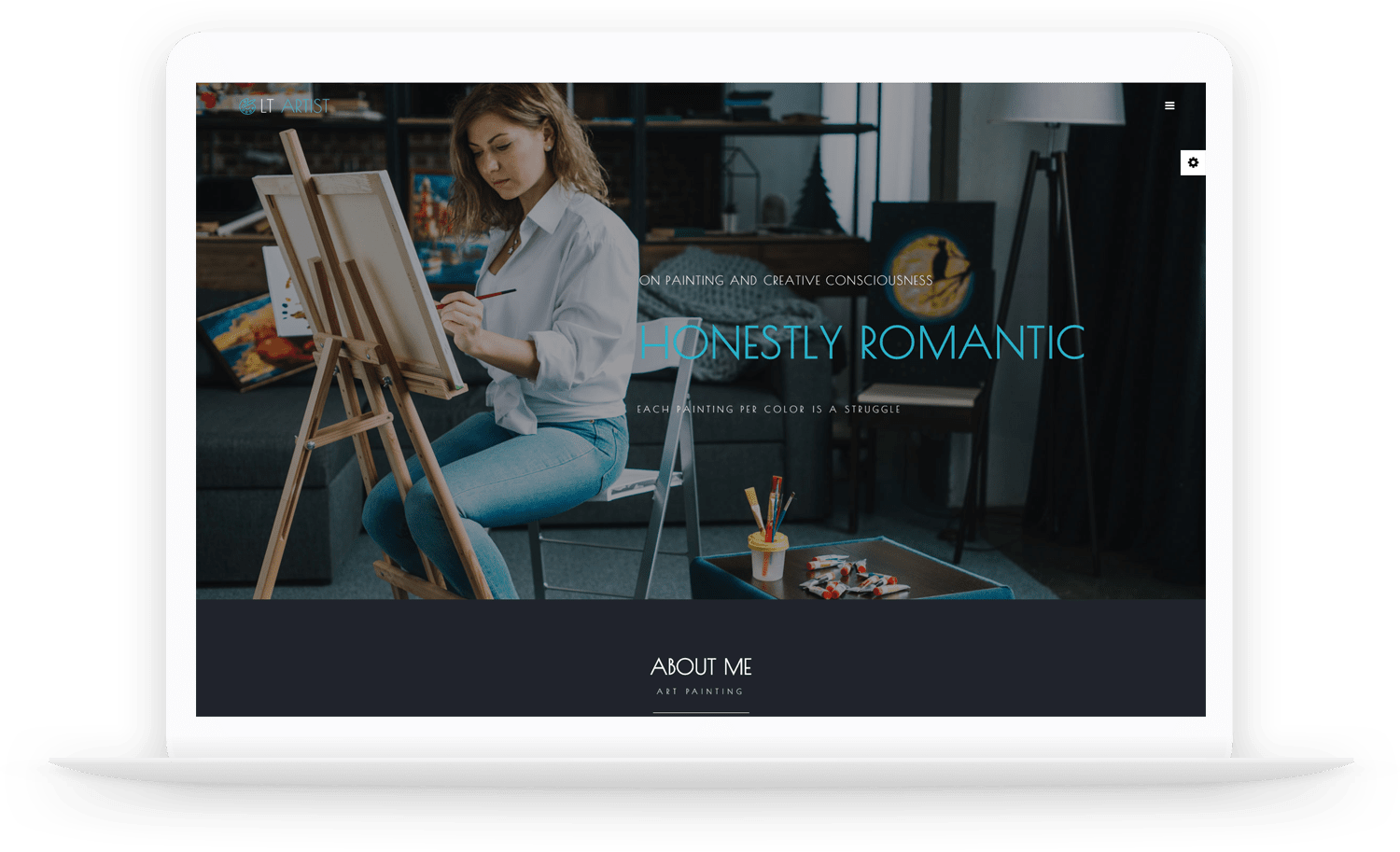 LT Artist Onepage Free Single Page Responsive Joomla Art Templates