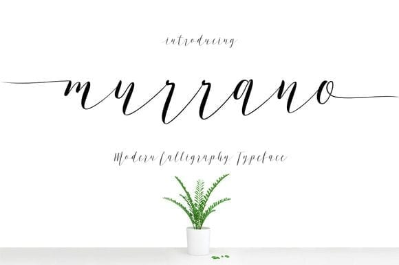 Murrano Free Signature Script Font