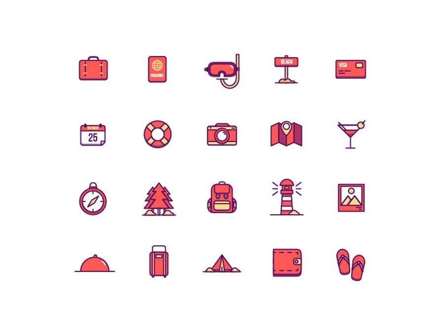 Pack Of Free Holiday Icons