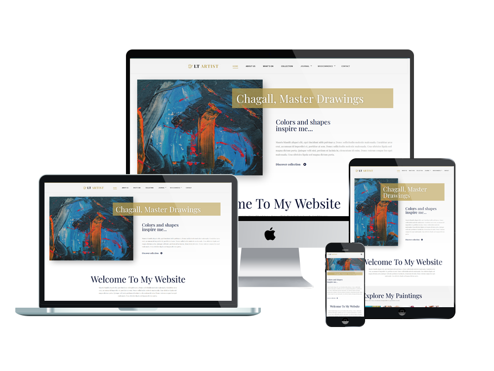 LT Artist – Responsive artist WordPress theme LT Artist – artist WordPress theme