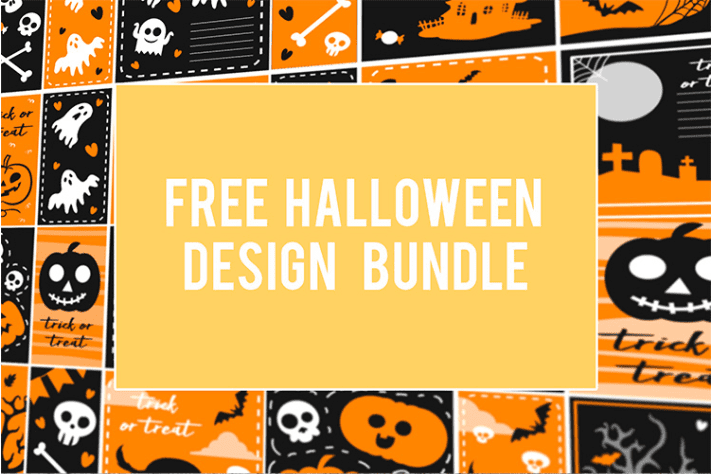 Halloween Vector Free Design Bundle
