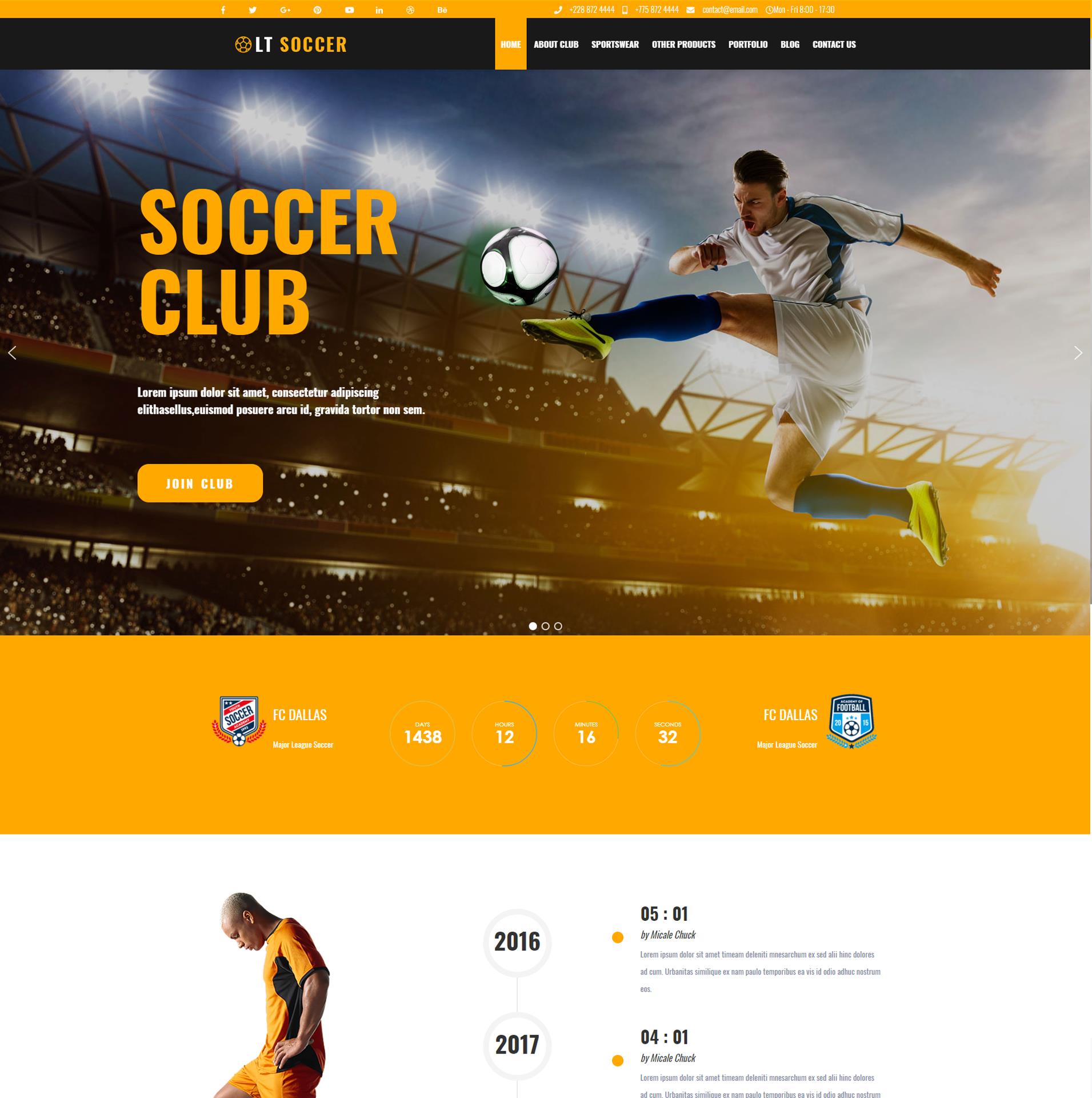 LT Soccer–WordPress Football theme LT Soccer–WordPress Football theme