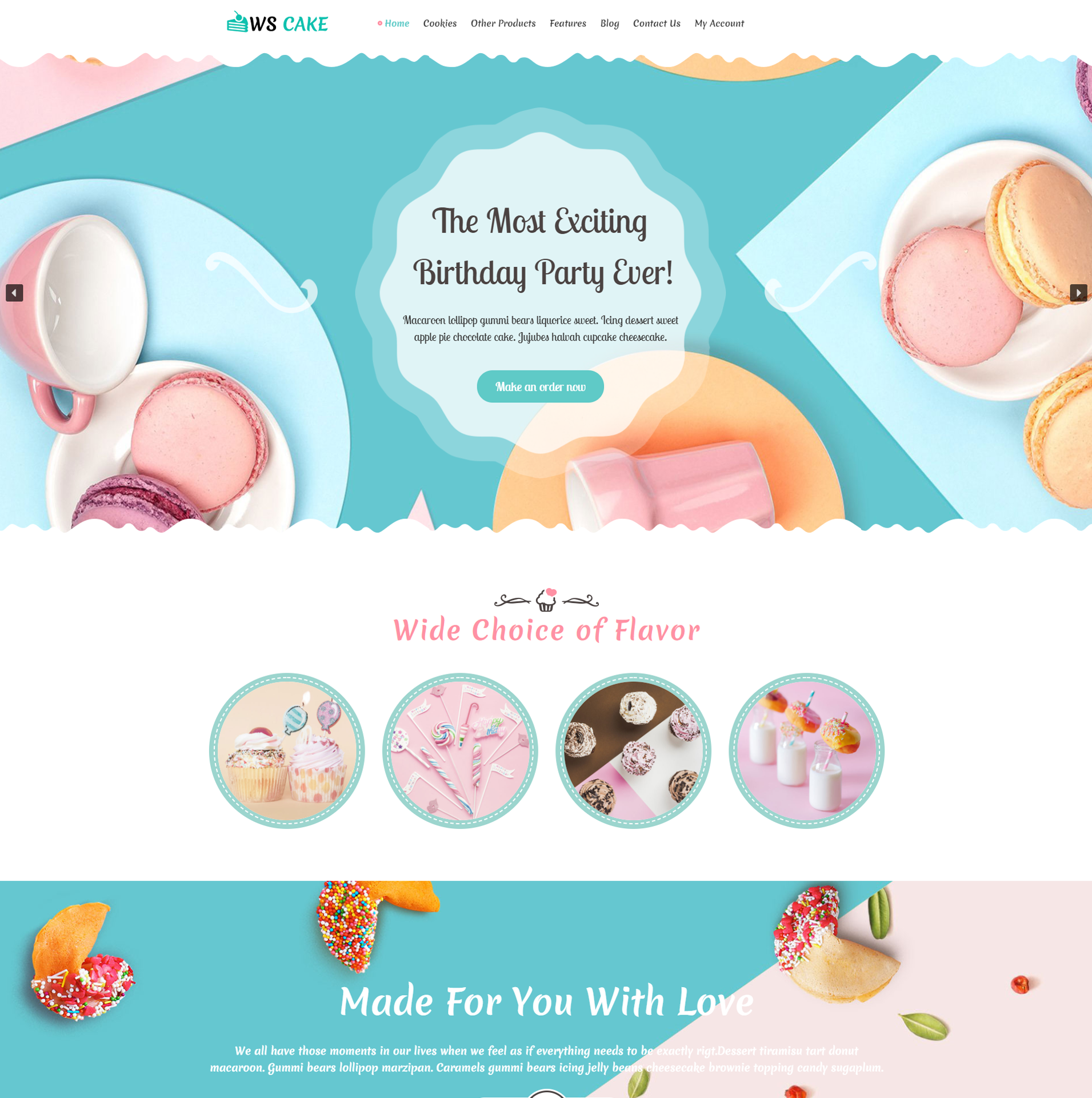 WS Cake – Cake WordPress theme WS Cake – Cake WordPress theme