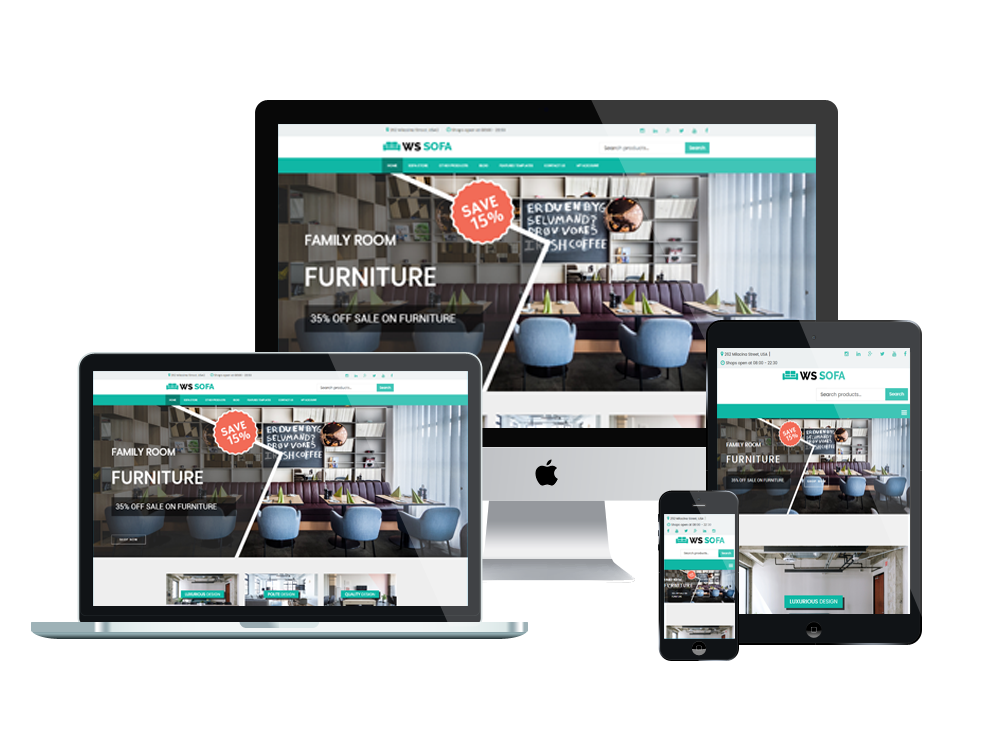 WS Sofa – Interior Shop WooCommerce WordPress theme WS Sofa – Interior Shop WooCommerce theme