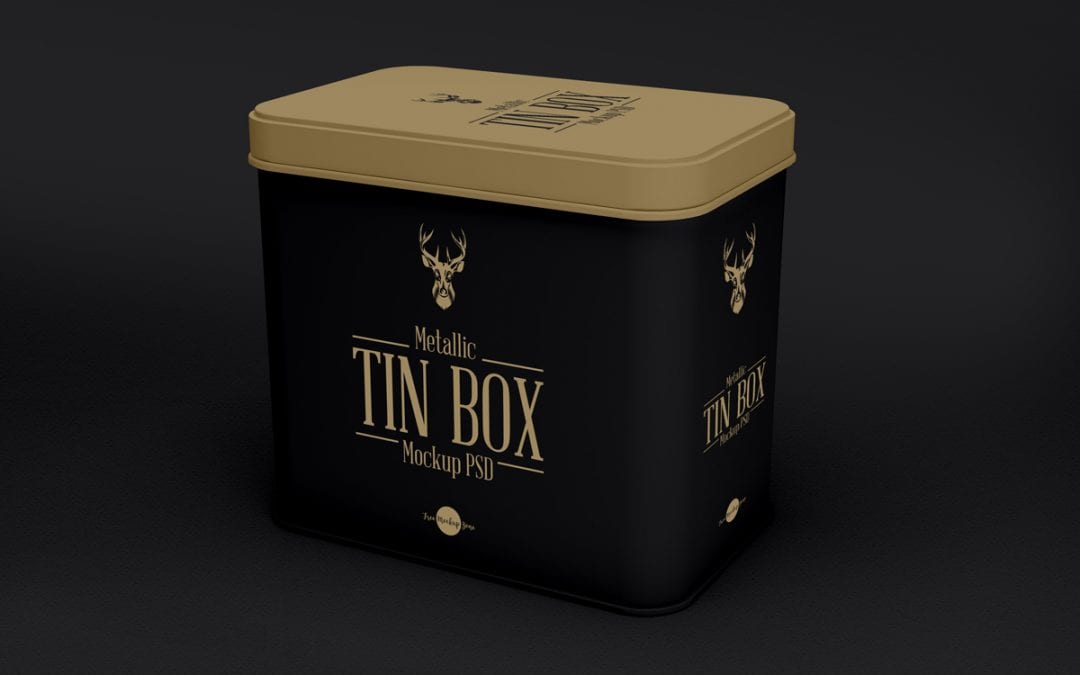 tin box mockup