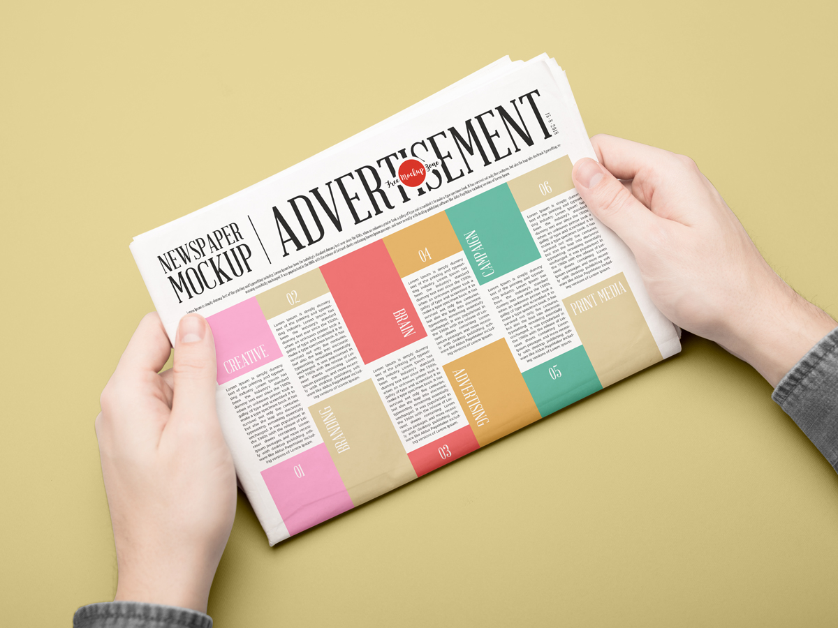 Download Newspaper Mockup Psd Template Ltheme