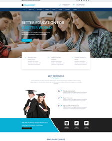 TPG University – Responsive Education WordPress theme