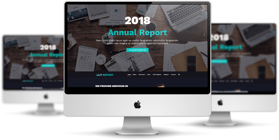 LT Report - Premium Private Financial Reporting website template LT Report - Premium Financial Reporting website template