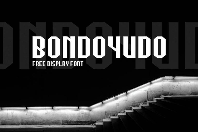 Bondoyudo Sans Serif Typeface