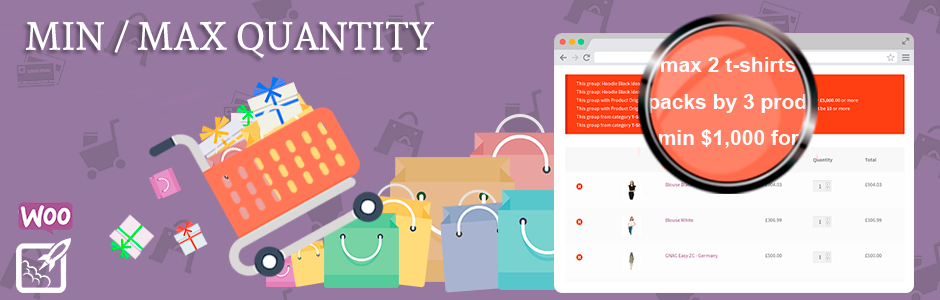 Min And Max Quantity For Woocommerce