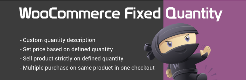 Woocommerce Fixed Quantity