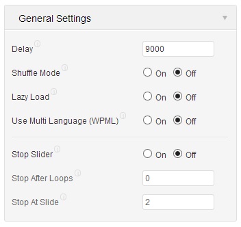 General Settings