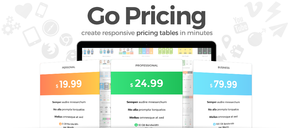 Go Pricing Joomla Table Extension