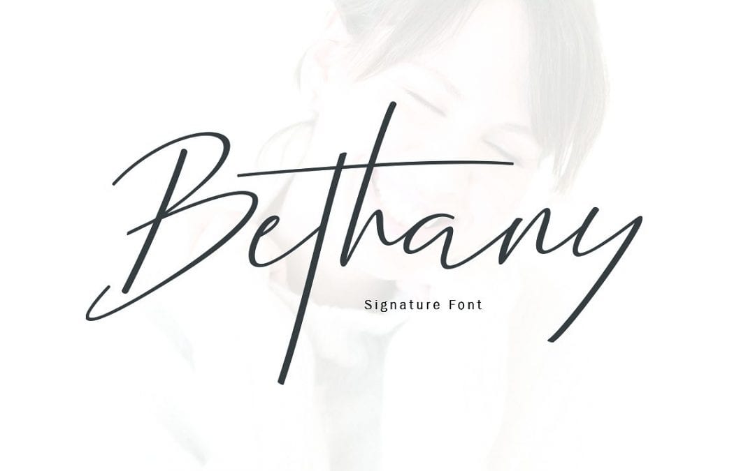 New Bethany Handwritten Calligraphy Font