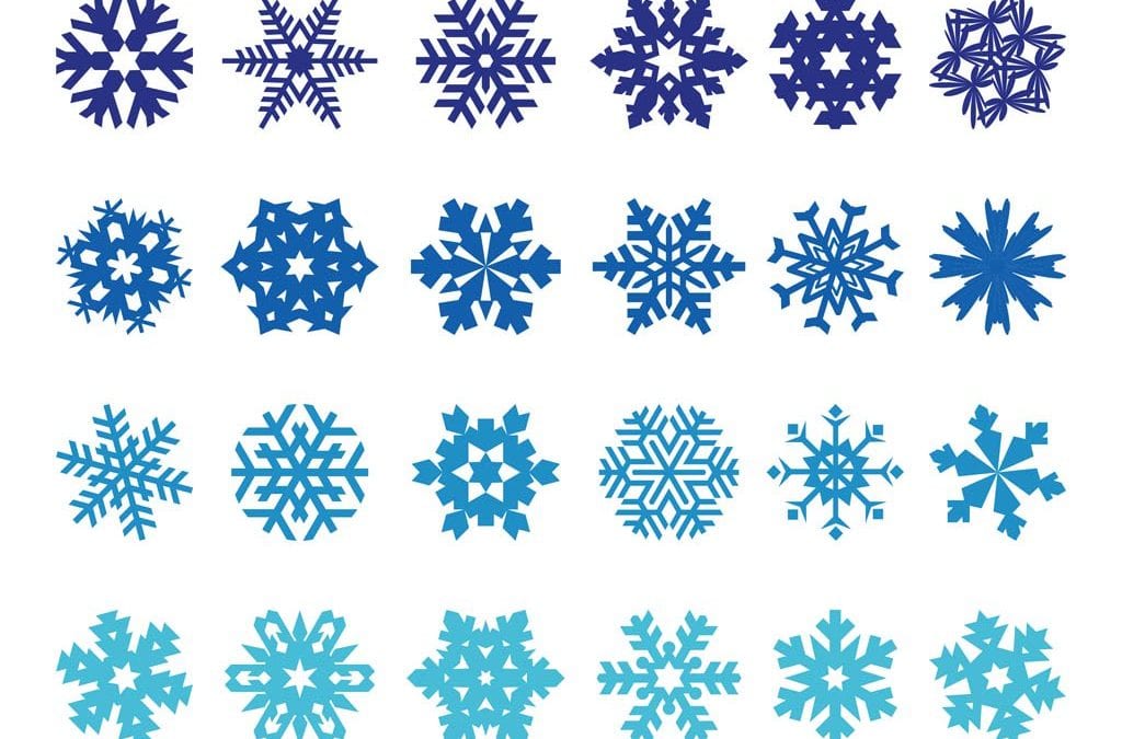 Pack Of Snowflake Vector Free Download