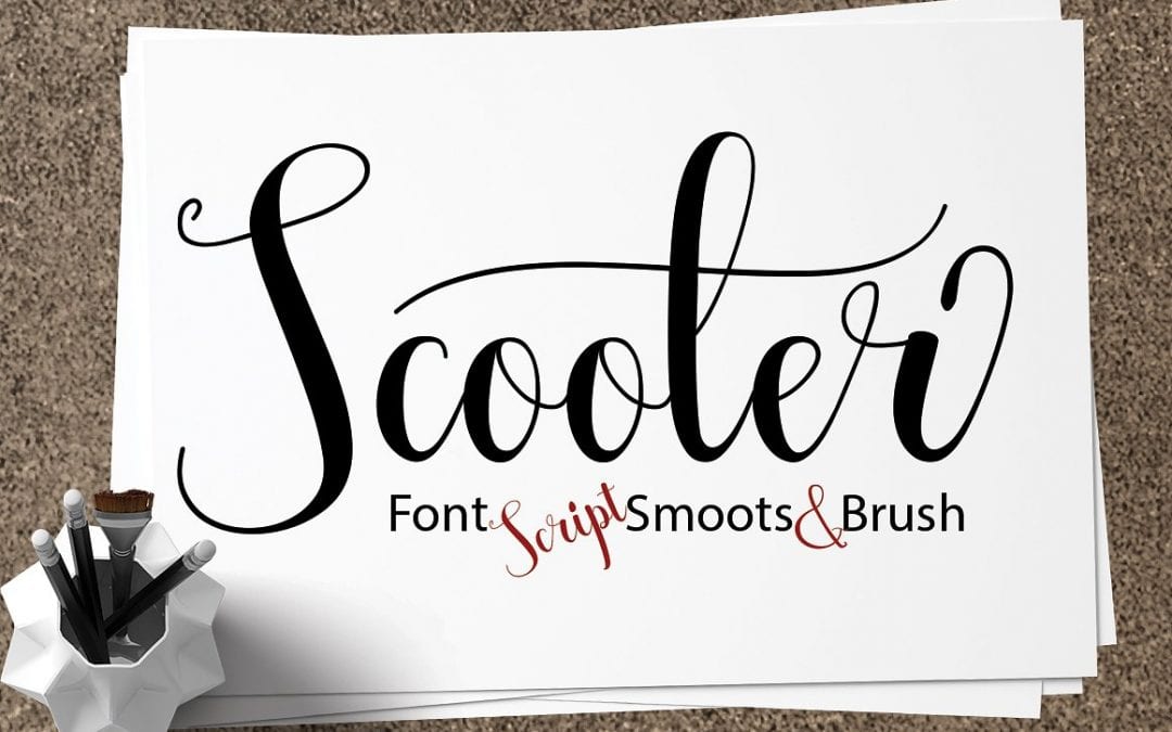 Scooter Handmade Script Font