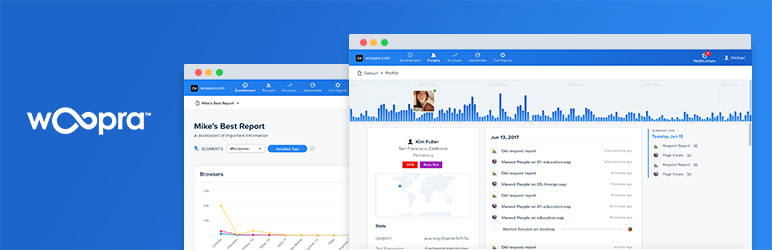 Woopra Analytics Plugin