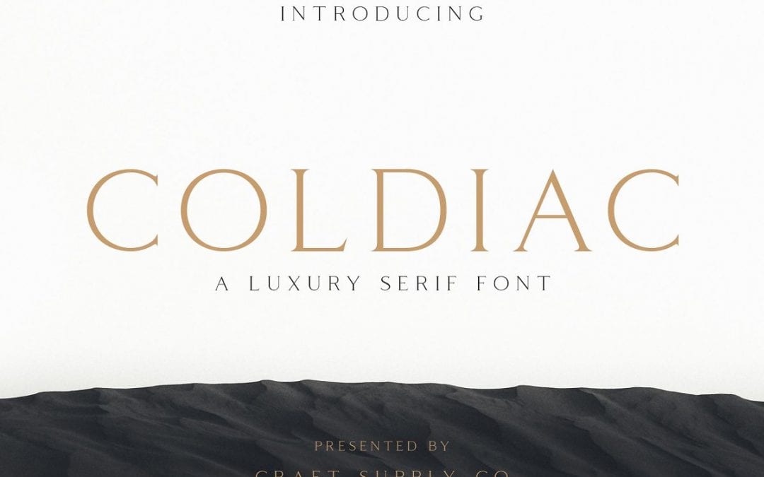 Coldiac Modern Sans Serif Fonts