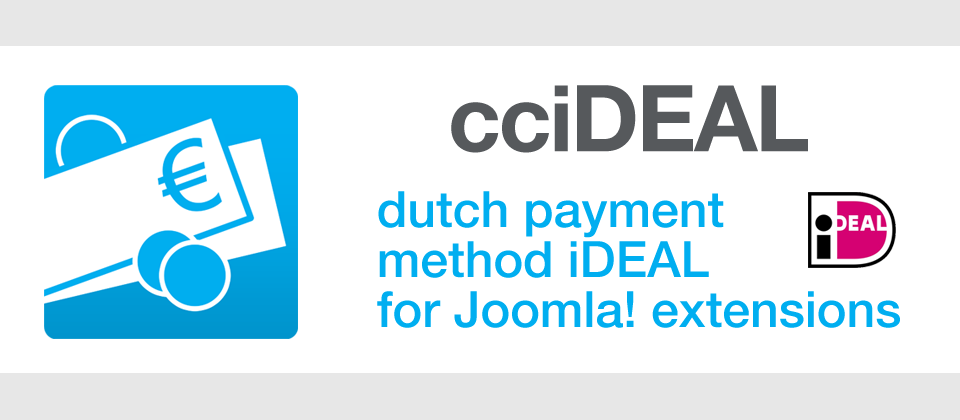 cciDEAL Platform joomla payment systems extension