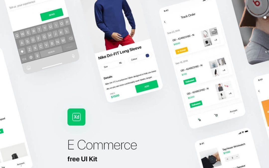 E-commerce UI kit App Design