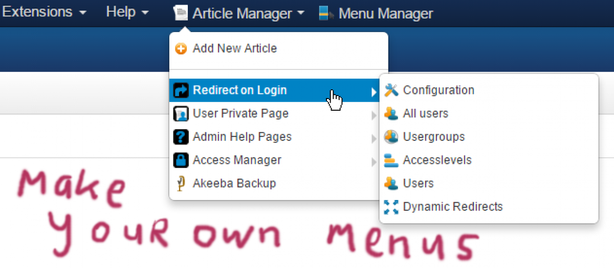 Admin Menu Manager (Pro)