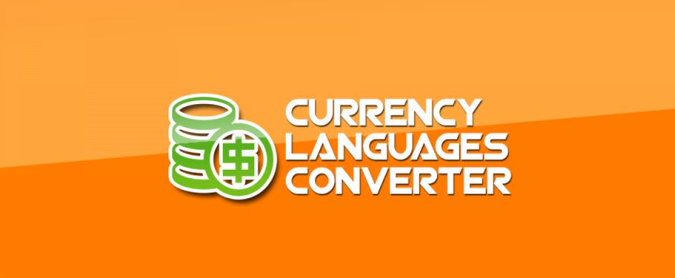 Currency Languages Converter For Virtuemart