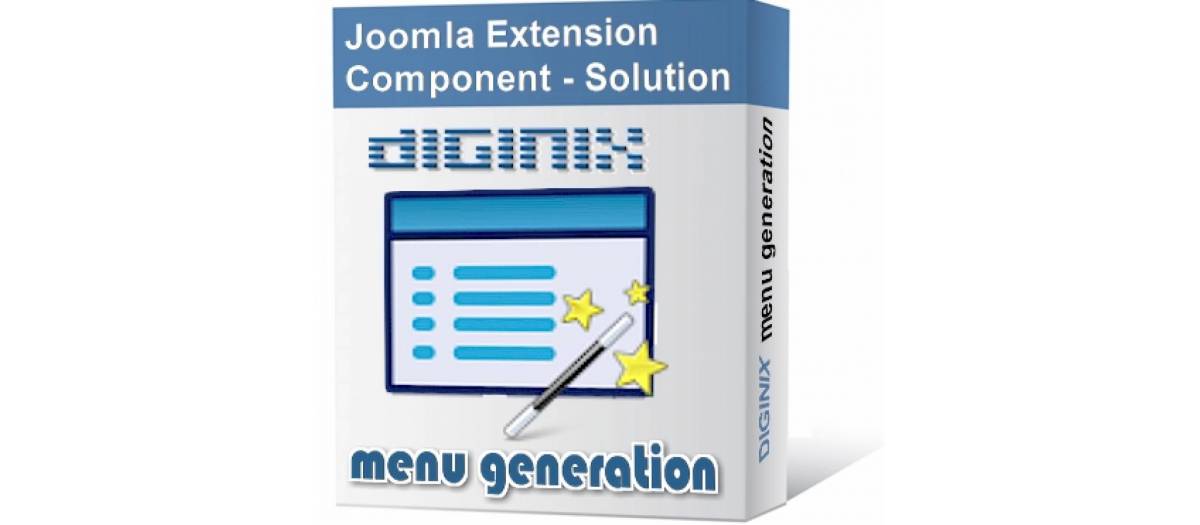 Diginix Menu Generation - Joomla Administration Extension