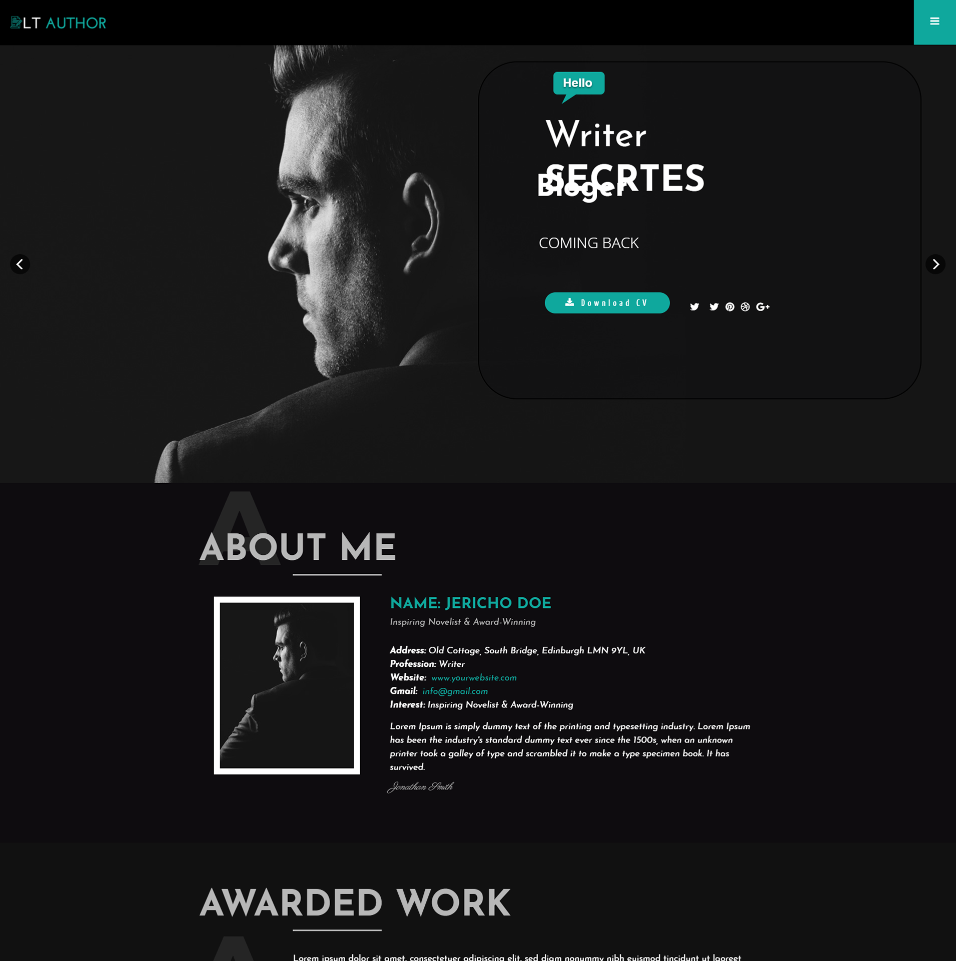 LT Author – Free Journalistic WordPress theme LT Author – Journalistic WordPress theme