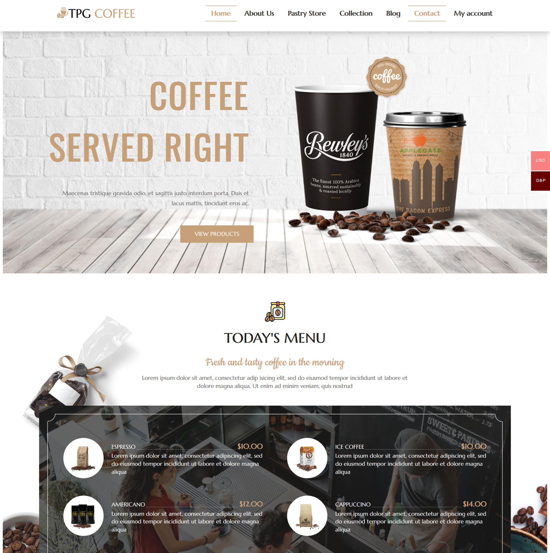 coffee website